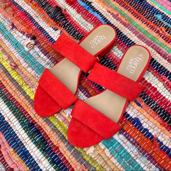 Franco Sarto Shoes - Franco Sarto | Suede Silas Two Strap Sandals